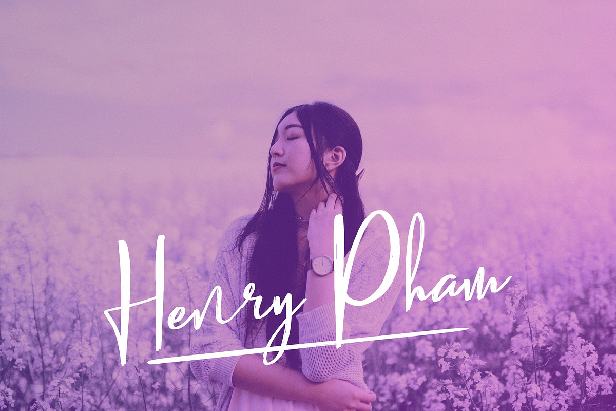 Letter Hellen Signature Dry Brush, a Script Font by Garisman Std (Photo 10 of 10)