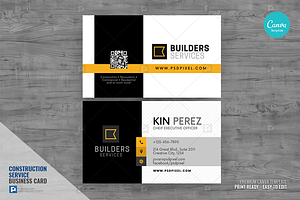 Construction Canva Business Card 11