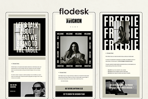Flodesk Email Newsletter Templates, an Email Template by Branding Babe Co.