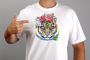 Cute watercolor tigers. Part 5, an Animal Illustration by Watercolor fantasy (Thumbnail 2 of 4)