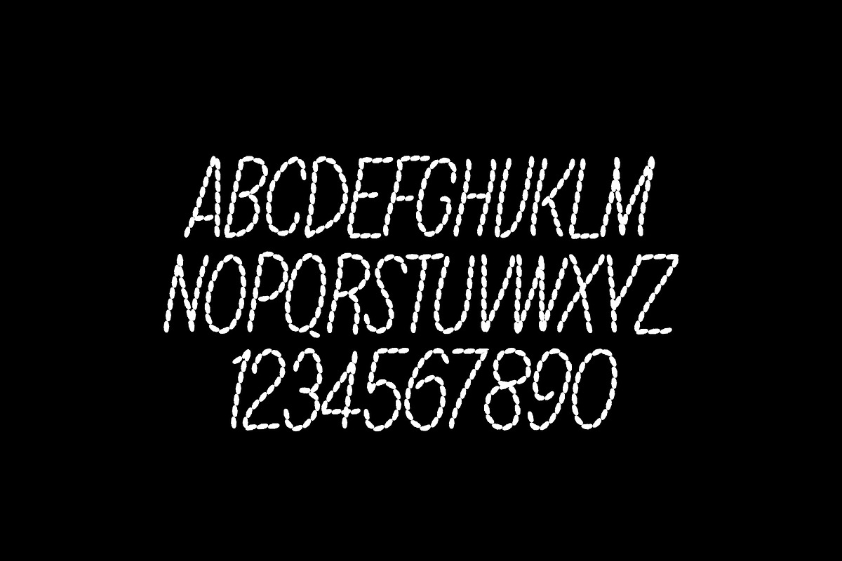 Stitched Love Font, a Font by vladocar (Photo 7 of 8)