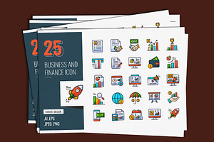 Business and Finance Icon Design, a Duotone Icon by shin_std