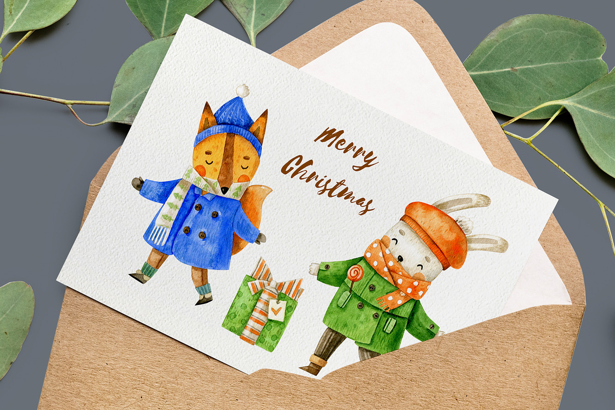 Cute Christmas, an Illustration by babenkoirusa (Photo 16 of 16)