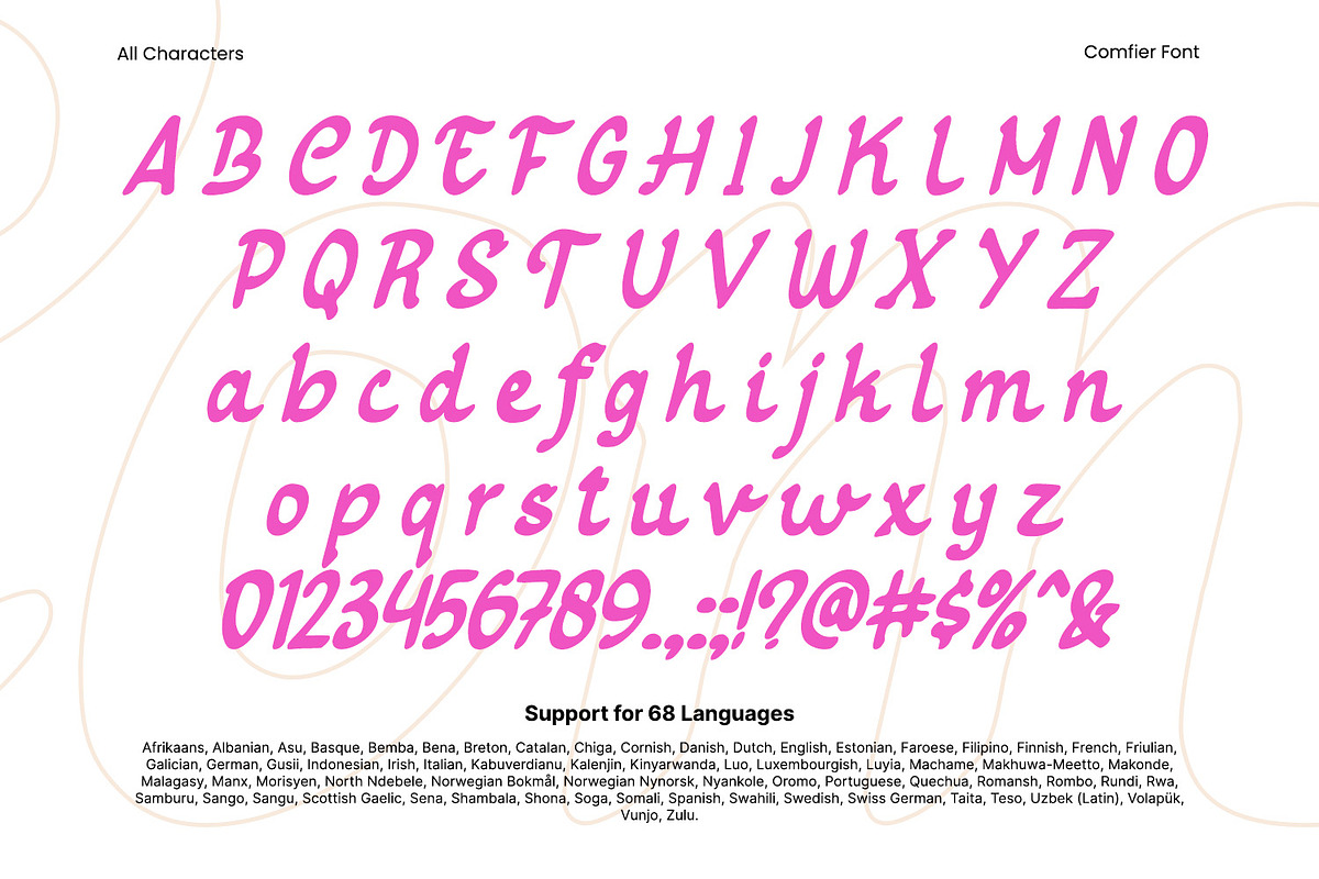 Comfier, a Script Font by yumnatype (Photo 10 of 10)