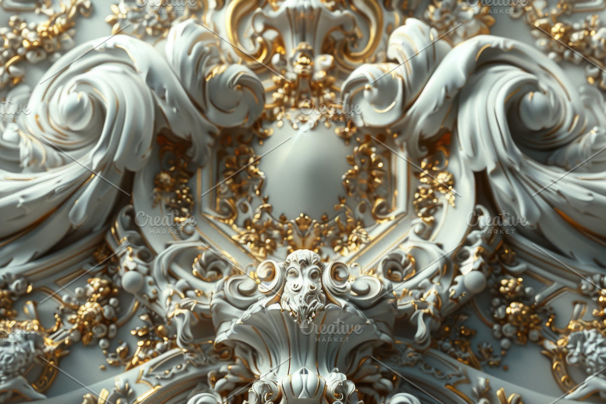 62 Rococo patterns, an Architecture Photo by Handmadefont (Photo 5 of 65)