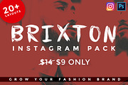 Brixton Instagram Layout Templates, a Templates & Theme by Tony Craig (Thumbnail 1 of 6)