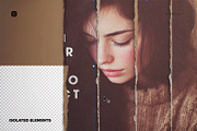Torn Paper Tear Photo Effect Layout, a Product Mockup by Custom Scene (Thumbnail 4 of 10)