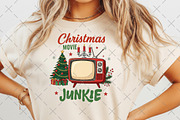 Christmas Movie Junkie Sublimation, an Illustration by Craft Nest (Thumbnail 5 of 6)