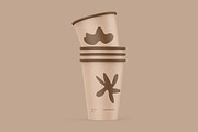 Kraft Paper Cup Mockup Set, a Cups & Container Mockup by Mockups Expert (Thumbnail 2 of 5)