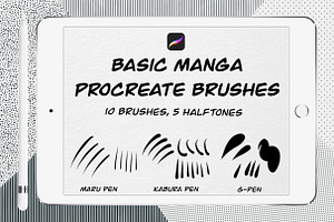 Basic manga procreate brushes