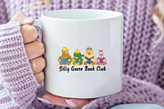 Silly Goose Book Club Reading PNG, an Illustration by Daily.Designs (Thumbnail 4 of 5)