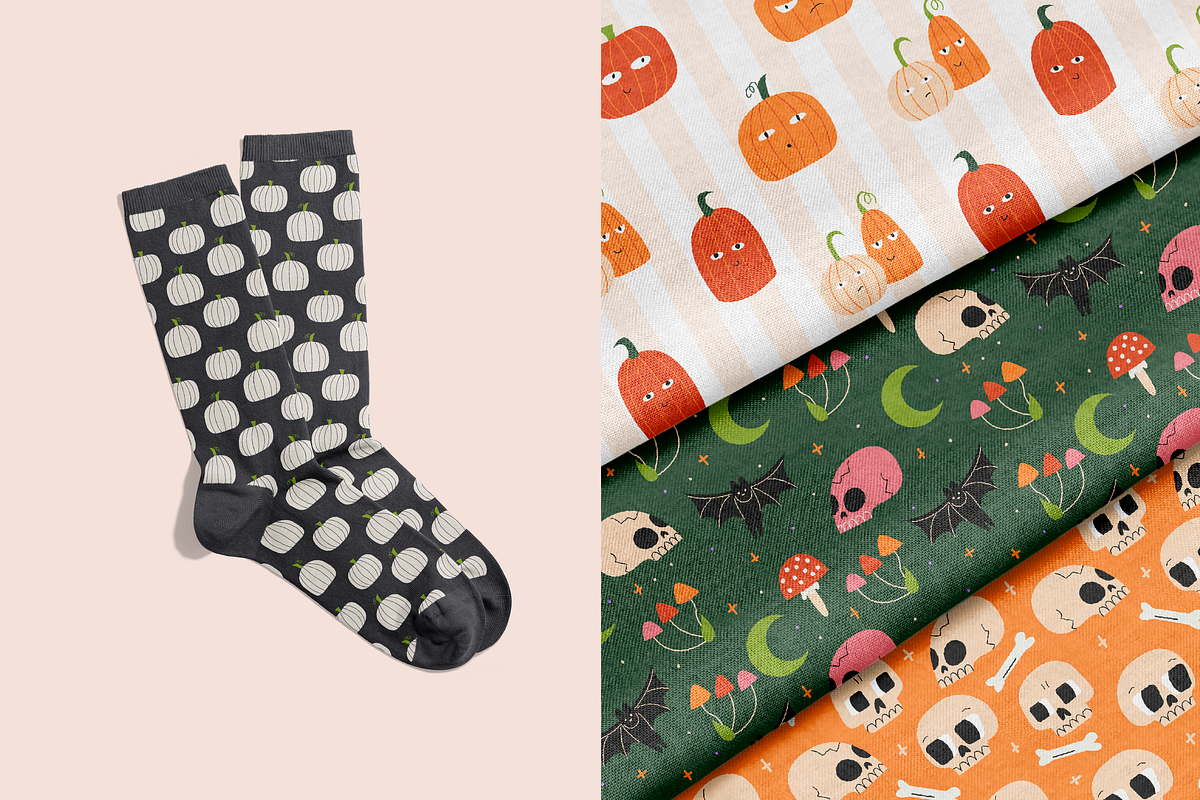 Halloween Illustrations & Patterns, a Seasonal Illustration by Felizabeth Design (Photo 9 of 12)