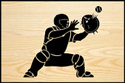 50 Baseball Player Silhouette Set, an Illustration by Artivon (Thumbnail 4 of 4)
