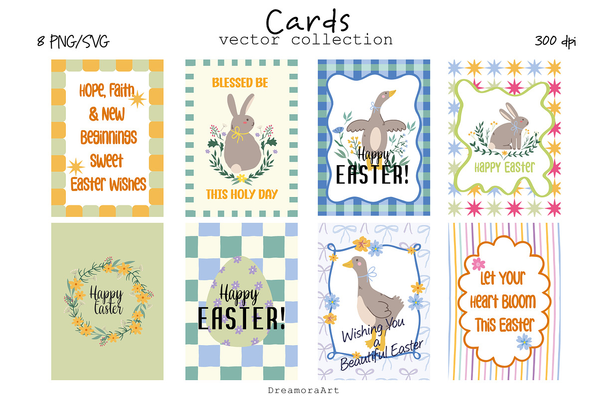 Easter Illustration Pack Vector, an Object Graphic by DreamoraArt