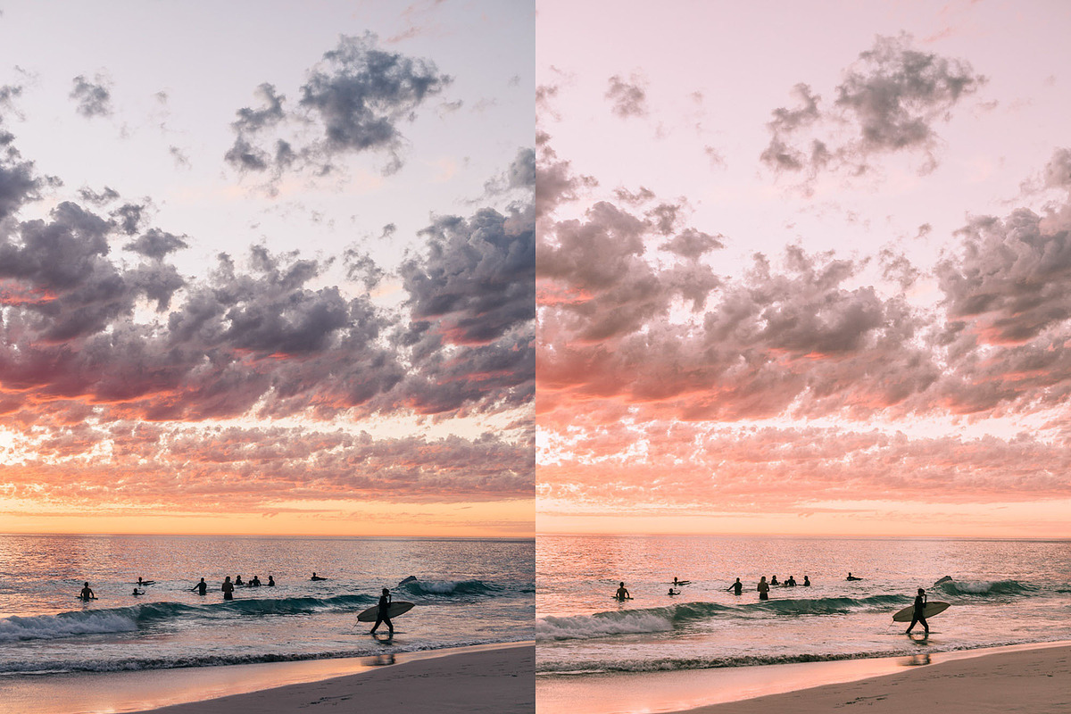 5 BEACH SUNSET LIGHTROOM PRESETS, an Action Add-On by Emma Kate Creative (Photo 8 of 10)