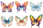 Back to School Butterfly Clipart, a Seasonal Illustration by CitraGraphics (Thumbnail 2 of 6)