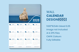 Wall Calendar Design Template, a Stationery Template by Rahul Datta