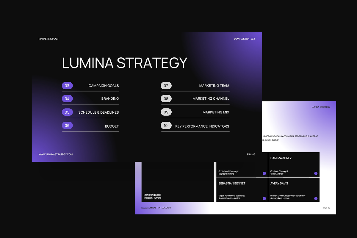 Marketing Strategy Plan Googleslides preview 3
