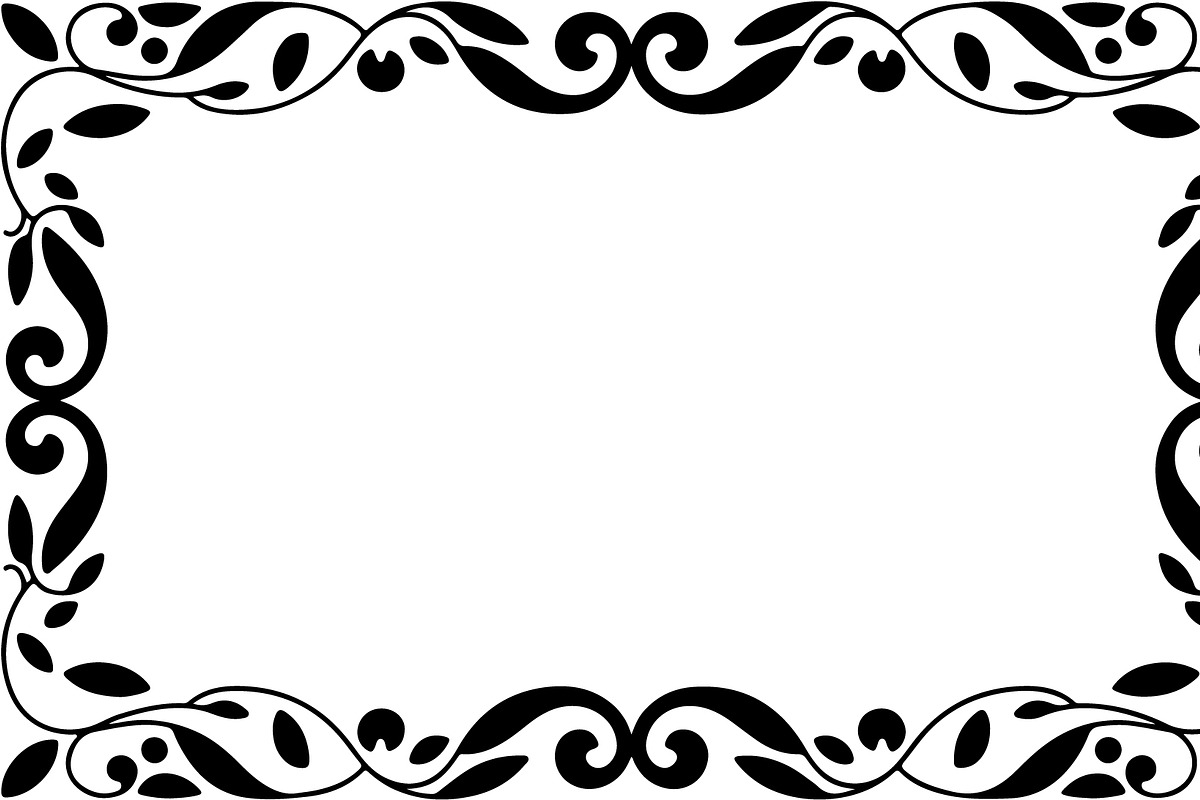 Elegant Decorative Border Frame, a Decorative Illustration by himelgfx (Photo 16 of 21)