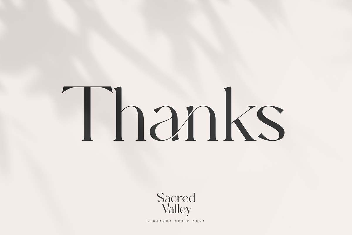Sacred Valley - Ligature Serif Font, a Serif Font by Pen Culture (Photo 11 of 11)