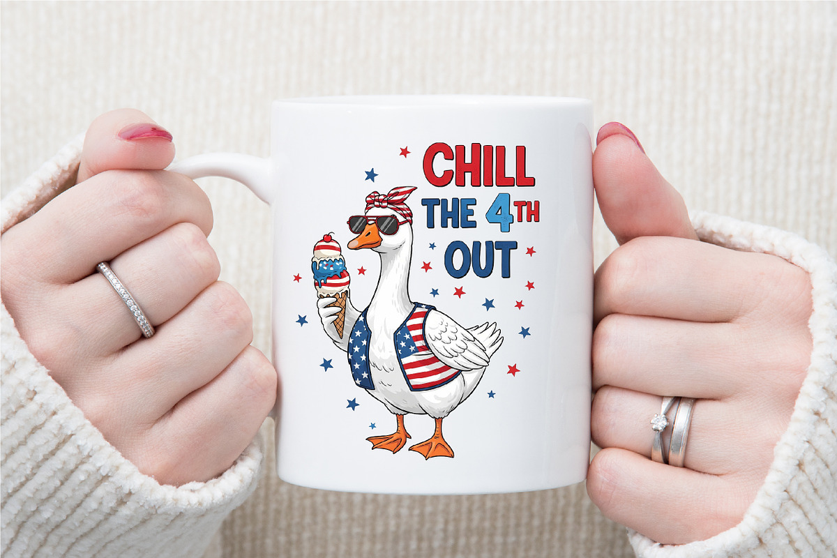 4th of July Goose Patriotic Chill th, an Illustration by Sublimation Artist (Photo 6 of 9)