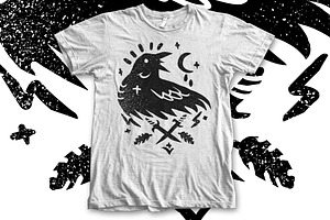 Black Bird Raven Crow Merch