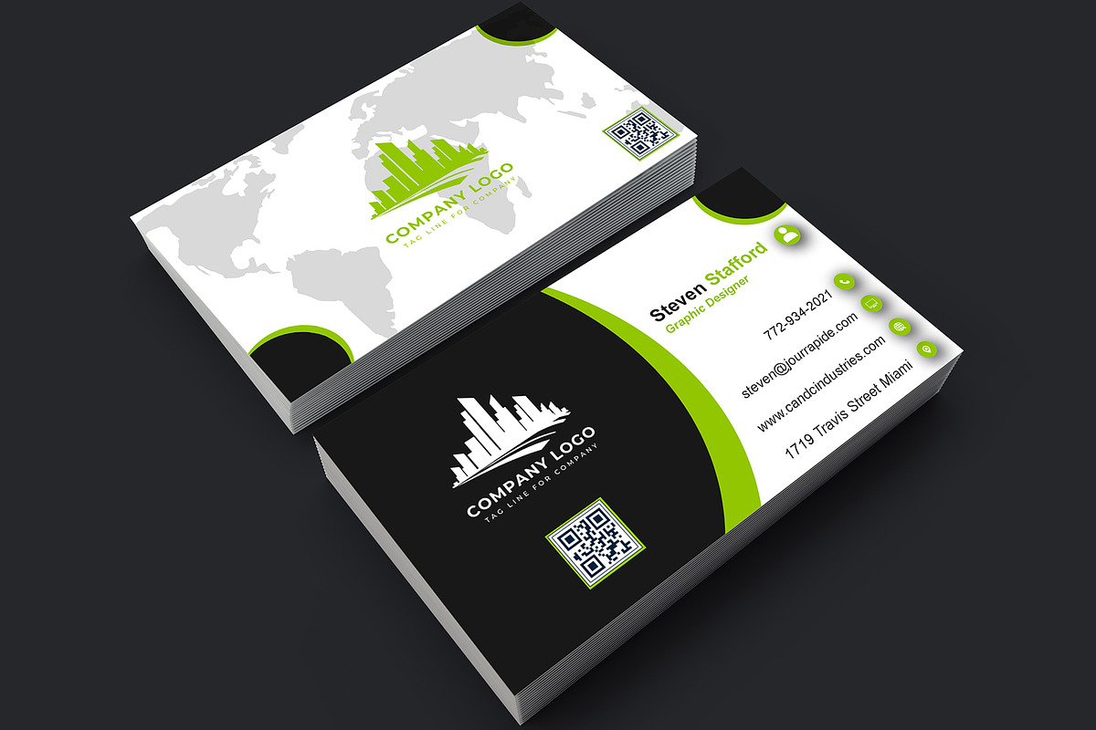 Minimal Modern Business Card PSD preview 6