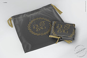 Drawstring Dust Bag Packaging Mockup, a Packaging Mockup by INCDesign (Thumbnail 3 of 9)