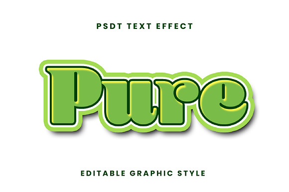 Glossy Outline 3D Text Effect preview 2