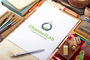 Channel Lab Logo, a Branding & Logo Template by Dotnpix (Thumbnail 2 of 5)