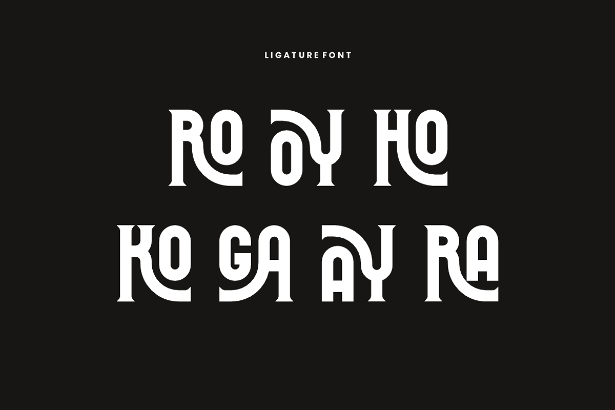 Royoga - Elegant Serif & Yoga Font, a Serif Font by QR Design Studio (Photo 8 of 9)