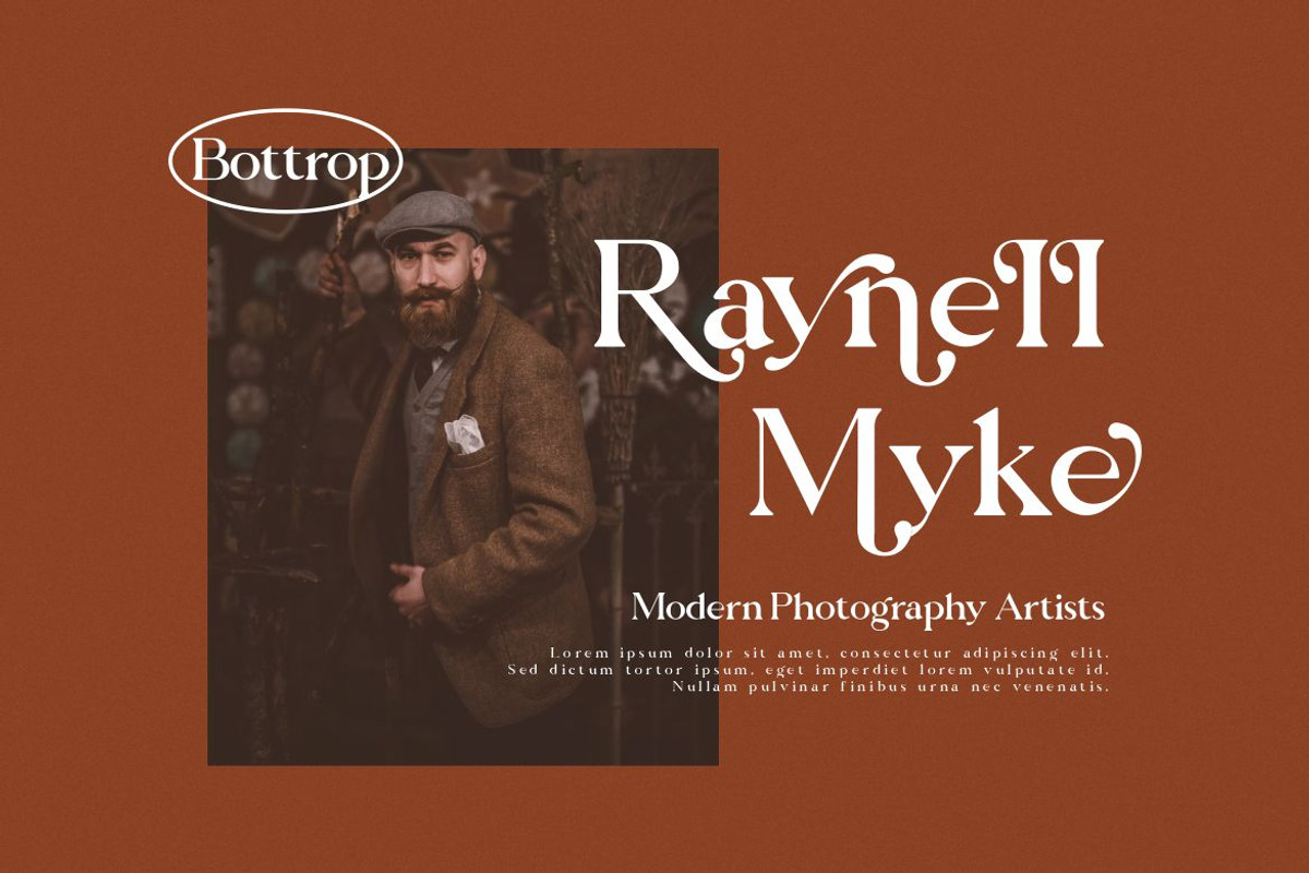 Dalgona Candy Modern/Vintage Font, a Serif Font by Typegoals Studio (Photo 2 of 8)
