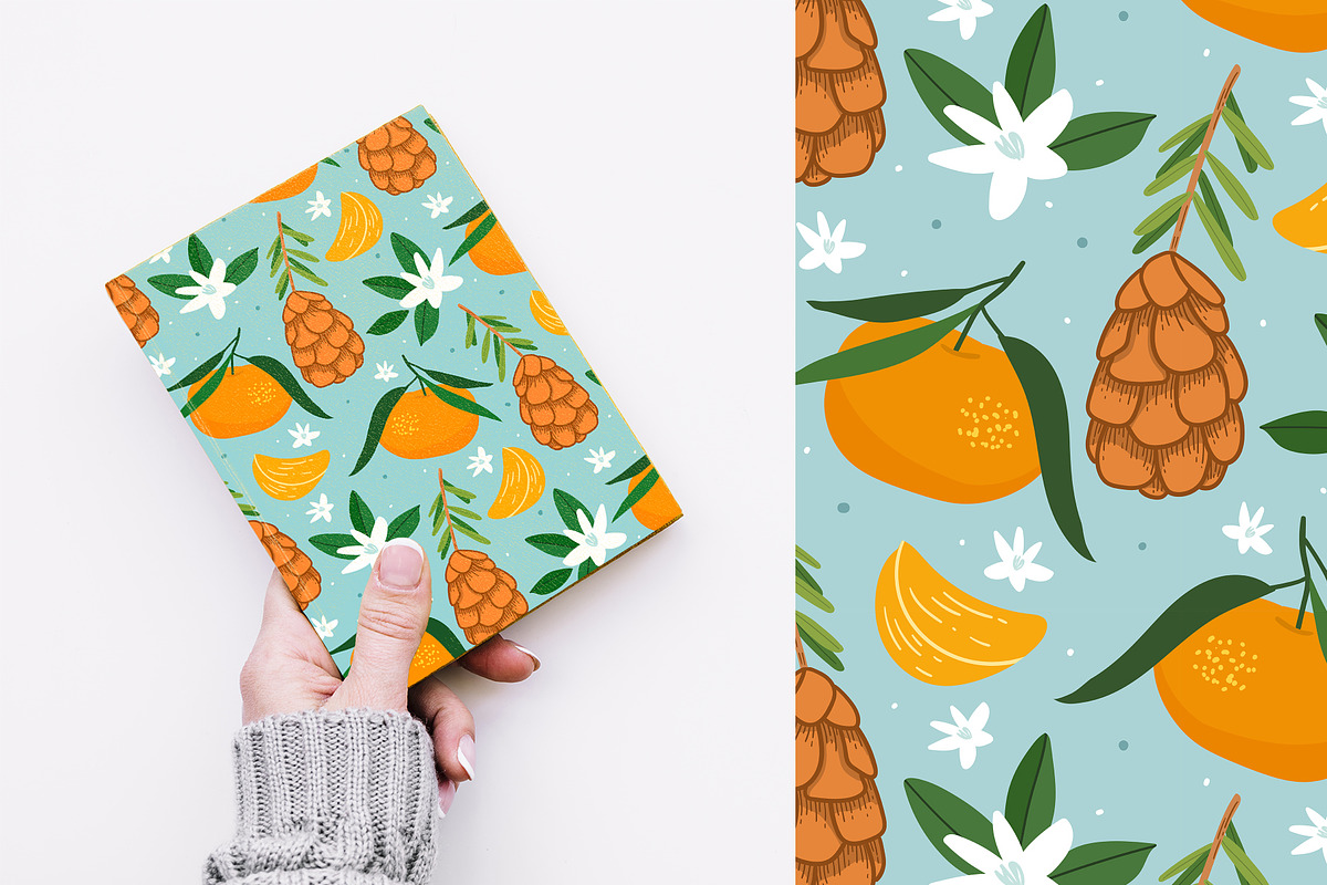 Fruits seamless pattern, a Pattern Graphic by hanifa_design (Photo 2 of 12)