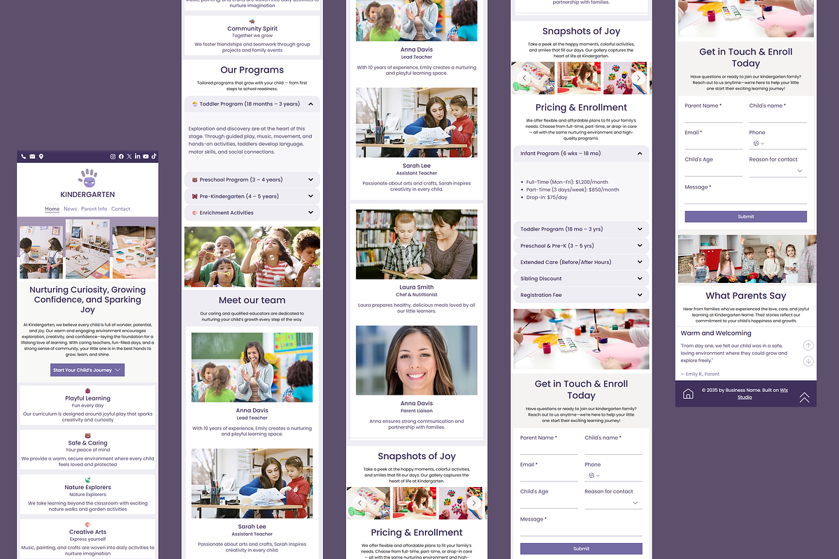 Kids Daycare - Wix Studio Website, a Wix Template by Kitteeh (Photo 7 of 11)
