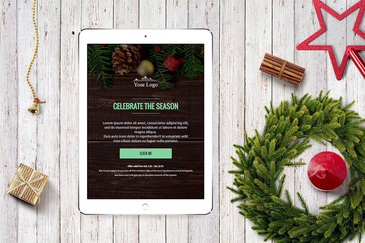 3 Winter Email Templates Pack, an Email Template by Khryna Designs (Photo 3 of 7)