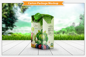 Carton Package Mockup