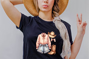 Summer Cowgirl  Sublimation Clipart, an Illustration by SVGArt (Thumbnail 5 of 8)