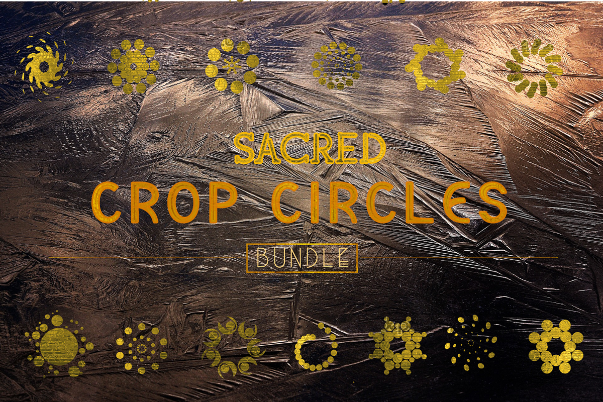 Mysterious Crop Circles Bundle Pack, an Illustration by Swarovski Crystals (Photo 3 of 7)