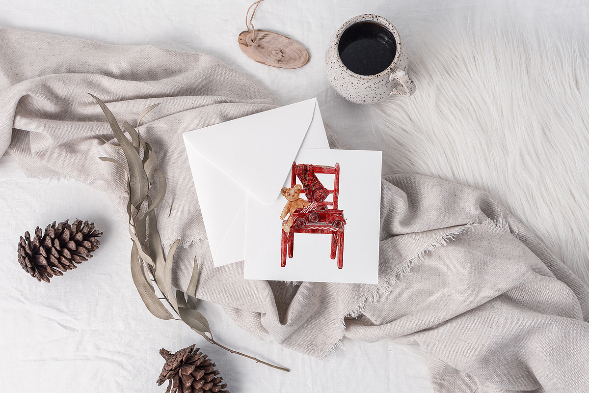 Christmas Inspiration Watercolor set, a Seasonal Illustration by Yakovleva Margarita (Photo 4 of 19)