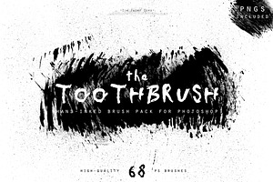 Hand-Inked ToothBrush PS Brushes