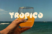 Tropic Jelly - Summer Display Font, a Handwritten Font by BilberryCreates (Thumbnail 3 of 11)