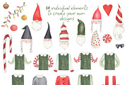 Christmas Elves Family Creator, a Decorative Illustration by Catch the Dream Art (Thumbnail 8 of 9)