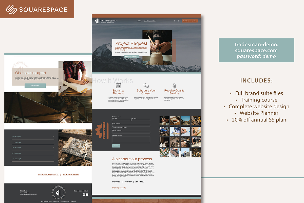 Business Owner SS Website Template, a Templates & Theme by Finicky Fox Design (Photo 4 of 7)