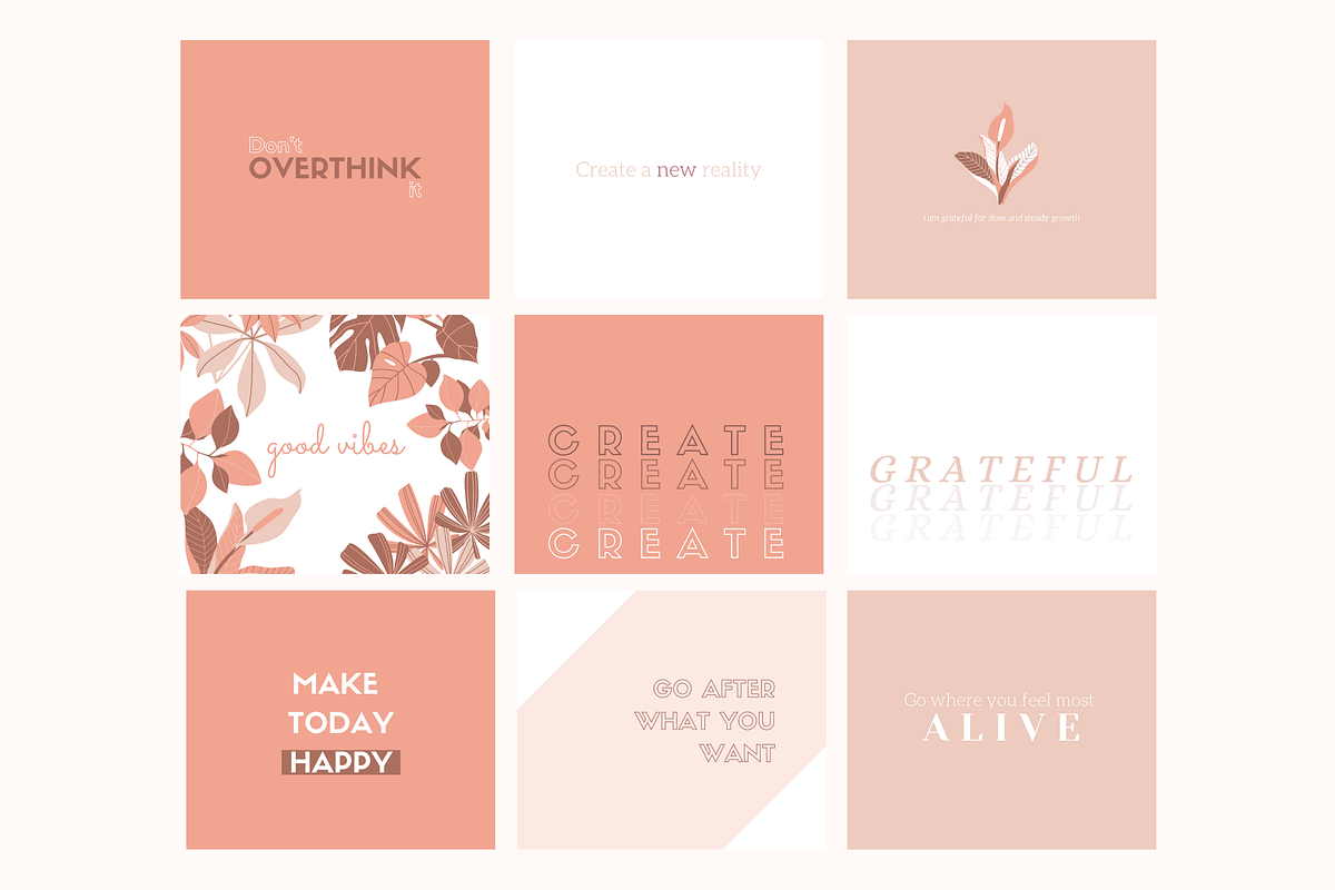 100 Motivational Quotes - CANVA, a Social Media Template by Candor Creative (Photo 4 of 5)