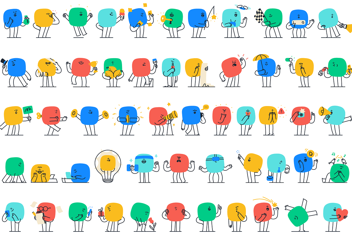Appie - illustration pack, a Person Illustration by Ivan Mesaros (Photo 7 of 7)