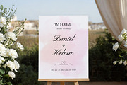 Elegant Coastal Wedding Welcome Sign, a Product Mockup by MockupWizard (Thumbnail 4 of 5)