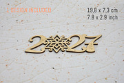 2027 Vector File for Laser Cutter., an Object Graphic by MaramadeLaser (Thumbnail 2 of 5)