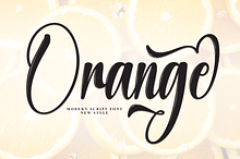 Orange | Script Font