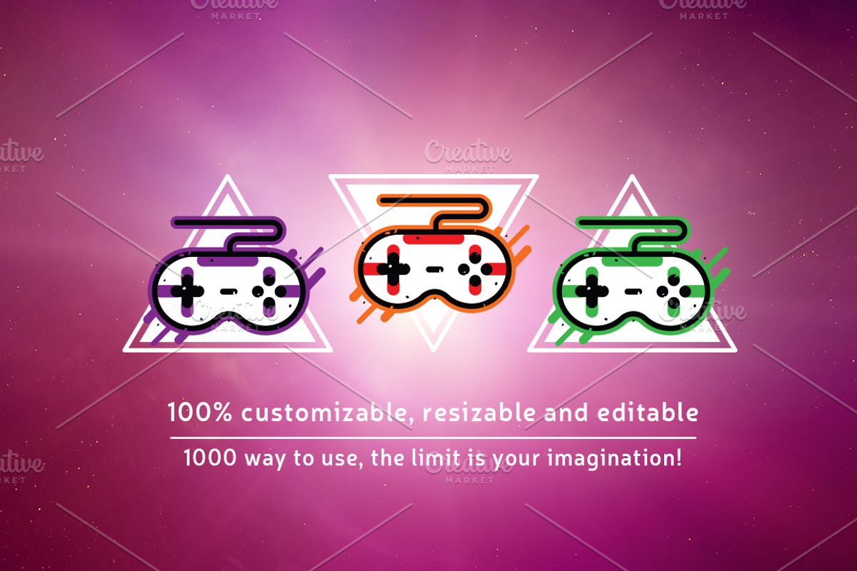 Logo Galaxy Bundle, a Branding & Logo Template by Manudesign (Photo 2 of 4)