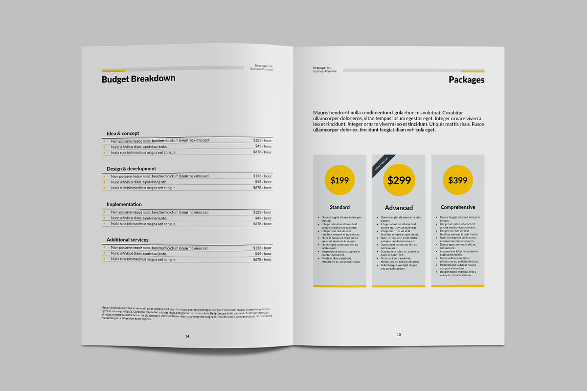 Kreatype Proposal, a Brochure Template by Kreatype Studio (Photo 12 of 15)